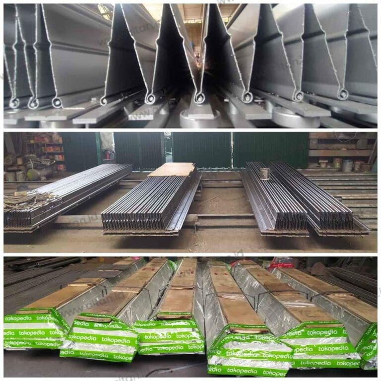 Proyek pintu harmonika Ruko